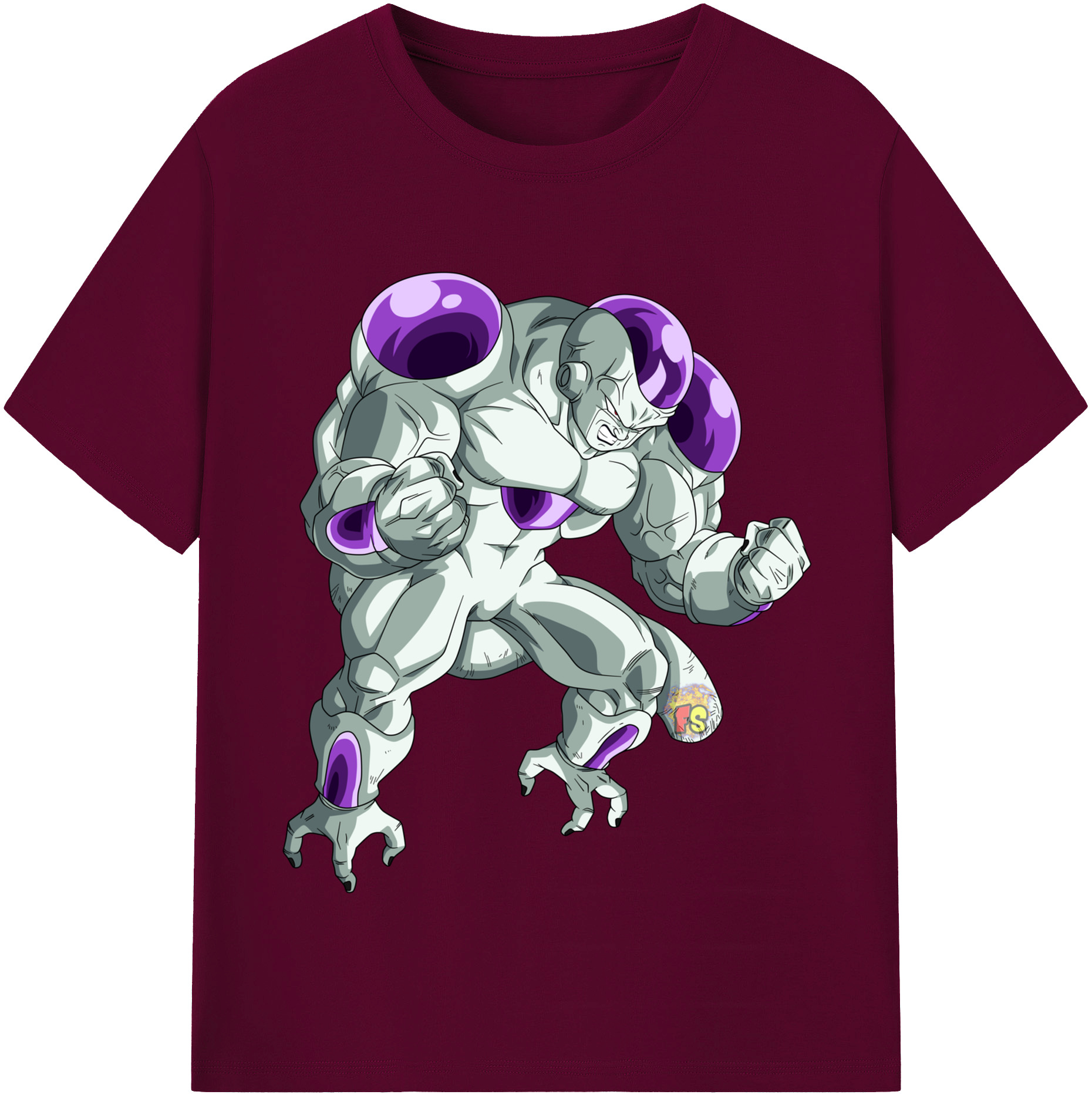 （画像用） ドラゴンボール フリーザ DRAGON BALL Frieza レディースカジュアルプリントTシャツ（綿100％）